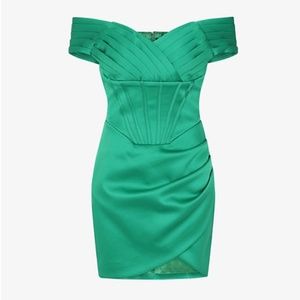 Lavish Alice Green Corset Dress